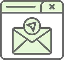Send Mail Vector Icon Design