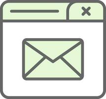 Contact Mail Vector Icon Design