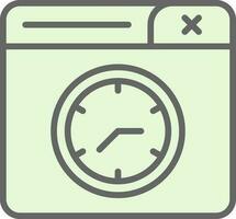 Clock Vector Icon Design