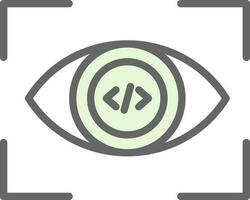 Eye Vector Icon Design