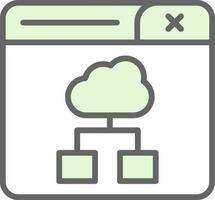 Cloud Computing Vector Icon Design