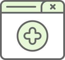 New Window Vector Icon Design
