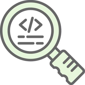 Quick Review Code Vector Icon Design