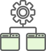 Batch Processing Vector Icon Design