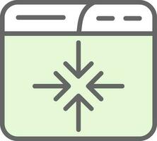 Minimize Vector Icon Design