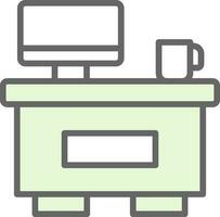 Information Desk Vector Icon Design