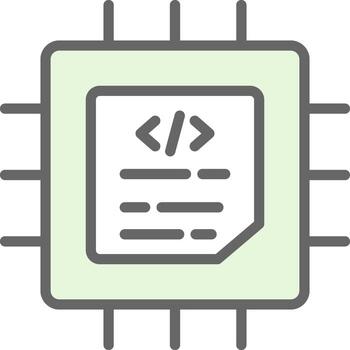 Processor Vector Icon Design
