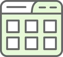 Thumbnails Vector Icon Design