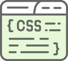 css codificación vector icono diseño