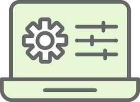 Web Management Vector Icon Design