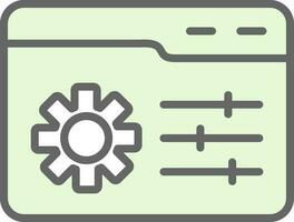 Web Management Vector Icon Design