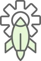 Rocket Vector Icon Design