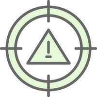 Risk Vector Icon Design