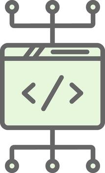 codificación vector icono diseño