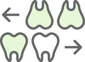 Teeths Vector Icon Design