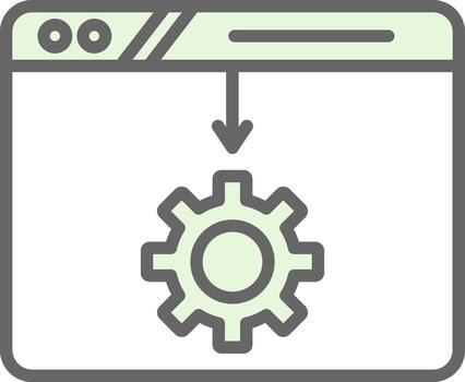 configuración vector icono diseño