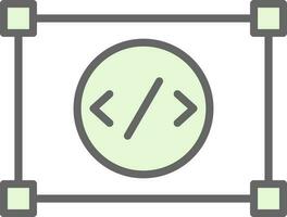 codificación vector icono diseño