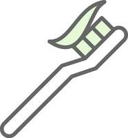 Toothbrush Vector Icon Design