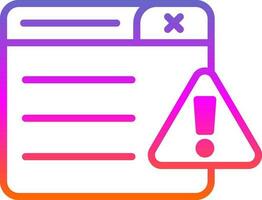 Warning Vector Icon Design