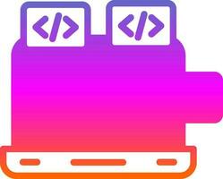 Coding Vector Icon Design