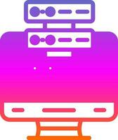 Monitor Vector Icon Design