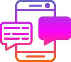 diseño de icono de vector de conversación