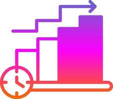 Bar Chart Vector Icon Design