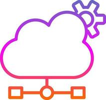 Cloud Computing Vector Icon Design