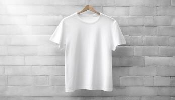 Blank Tshirt for mockup design photo