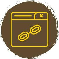 Web Link Vector Icon Design