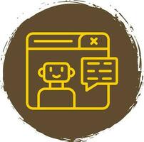 Chatbot Vector Icon Design