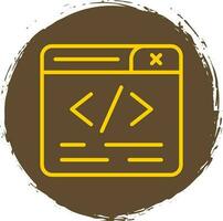 Web Programming Vector Icon Design