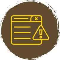 Warning Vector Icon Design