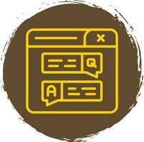 Forum Vector Icon Design