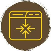 Minimize Vector Icon Design