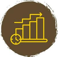 Bar Chart Vector Icon Design