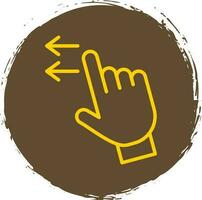 Swipe Left Vector Icon Design