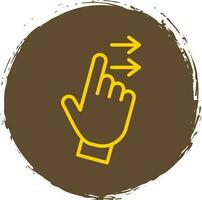 Swipe Right Vector Icon Design