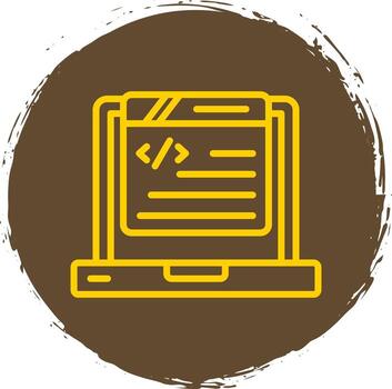 Coding Vector Icon Design