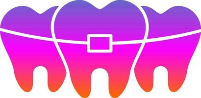 Broken Tooth Vector Icon Design