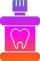 Mouthwash Vector Icon Design