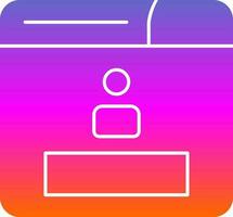 Login Vector Icon Design