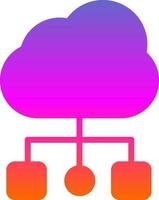 Cloud Computing Vector Icon Design