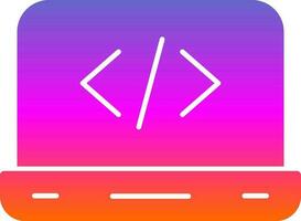Coding Vector Icon Design