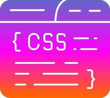 css codificación vector icono diseño