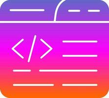 Web Coding Vector Icon Design