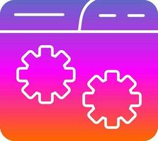 Website Setting Vector Icon Design