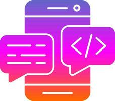 Conversation Vector Icon Design