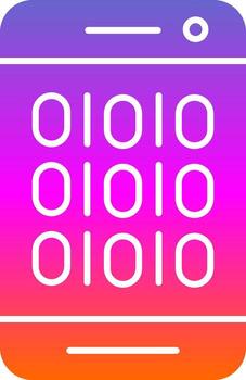 Binary Code Vector Icon Design