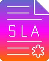 Sla Vector Icon Design